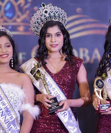 Vaishnavi Chalke The Winner Of Queen Of Global International 2026 At International Crowning 2026 Held At Raddison Hotel Mumbai, The Pageant Presented By Joill Entertainments